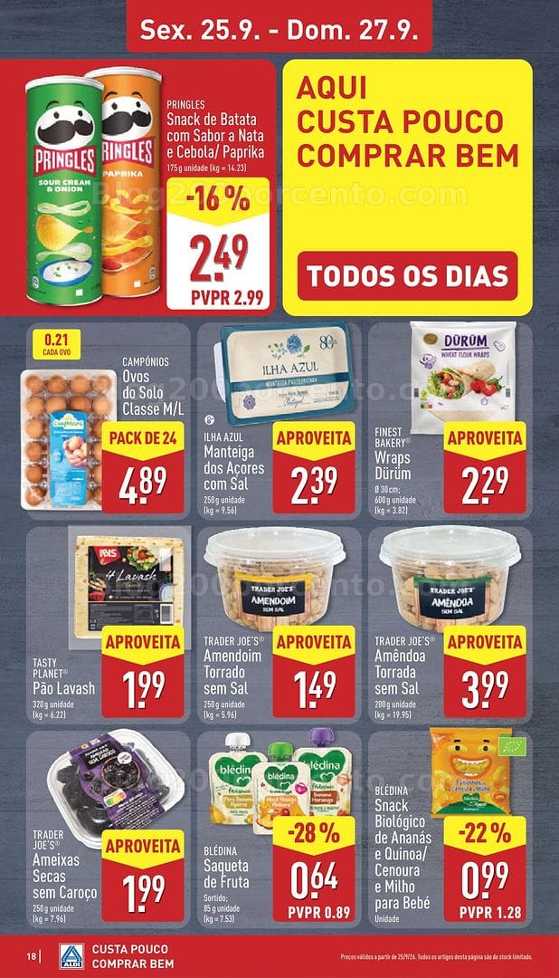 Antevisão Folheto ALDI Promoções de 21 a 27 setembro